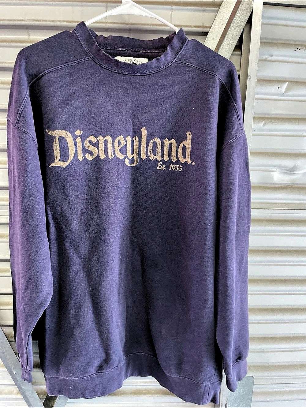Authentic Pigment vintage Disneyland Est. 1955 Pigment-Dyed Crewneck Sweatshirt